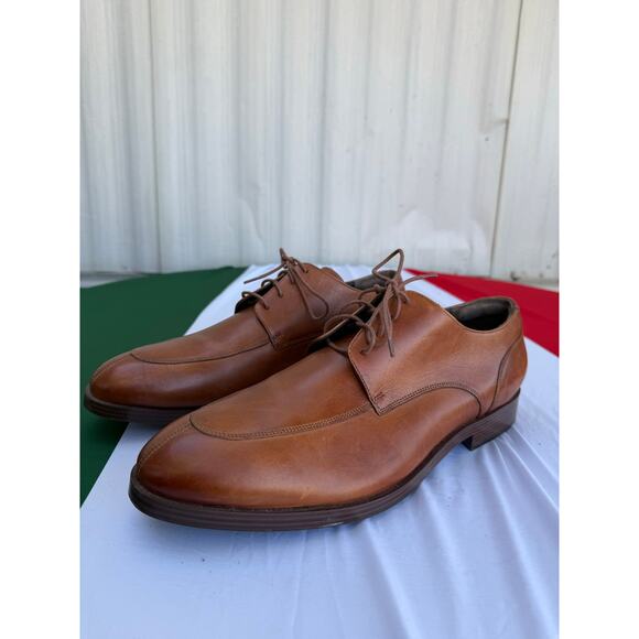 Cole Haan Men’s GrandØS Brown Leather Dress Shoes Size 13M – Oxford Derby Casual main image 8